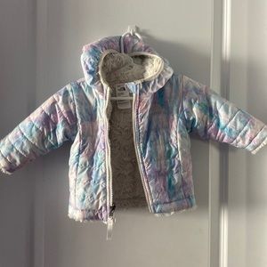 North Face Mossbud Baby Girls Hooded Coat